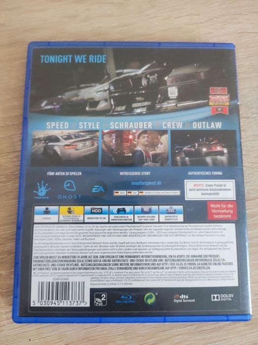 NFS pentru consola PS4