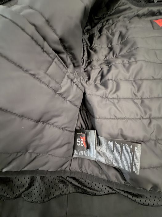 Geacă moto Dainese originală neagră cu protecții + căptușeală