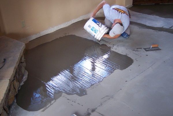 Наливной пол, выравнивание стяжки
