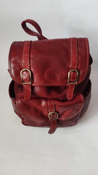 Раница от естествена кожа