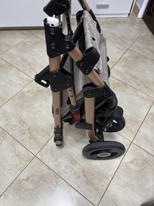 Carucior combinat Lorelli Premium Alba