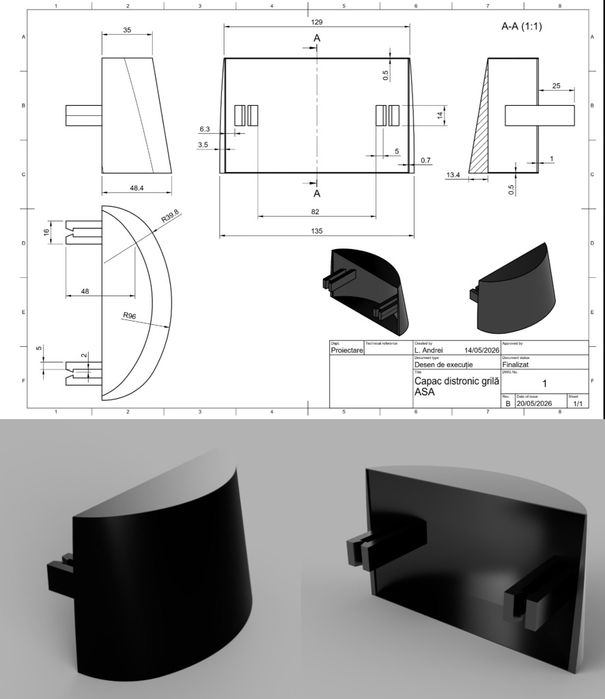 Proiectare Mecanică CAD | Desene Execuție CNC, Laser & Modelare 3D