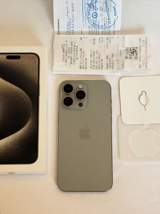 Iphone 15 PRO MAX - 256 GB. Перфектно състояние !