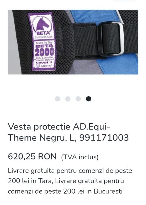Vestă de protecție nivel 3