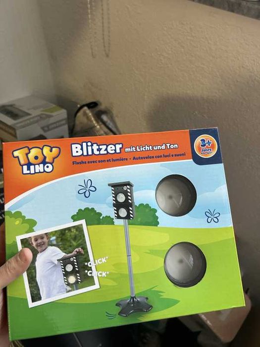 Semafor de jucărie Toy Lino, cu lumină și sunet, pentru copii 3+