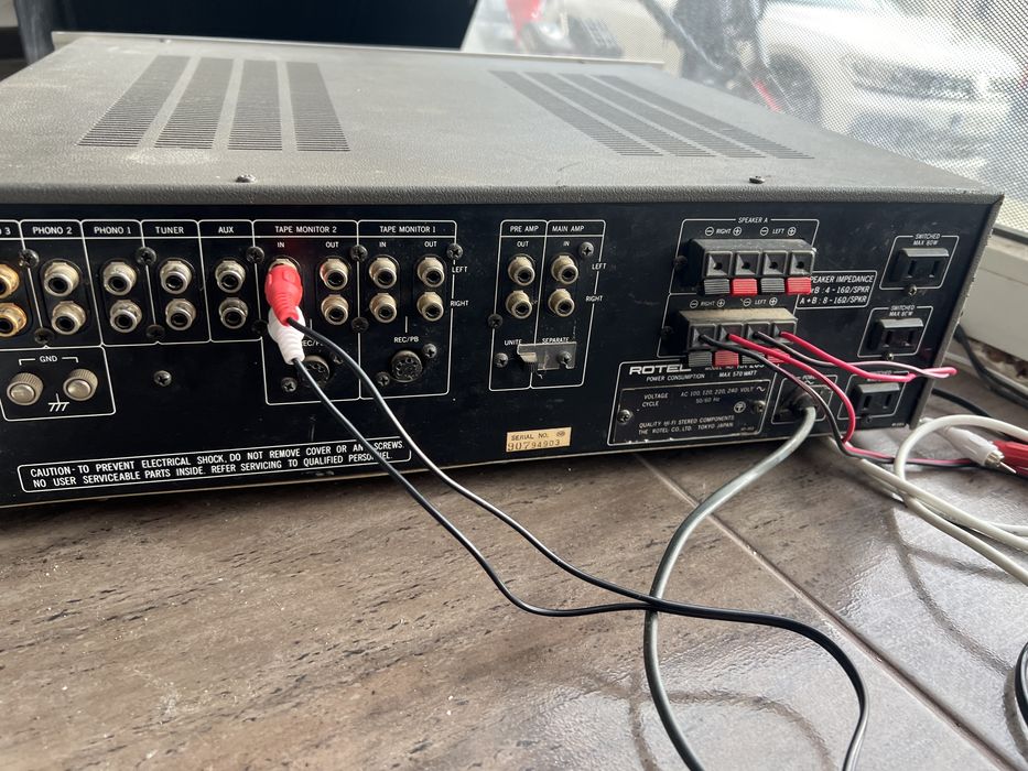 Amplificator Rotel RA-2030 cu ceva probleme