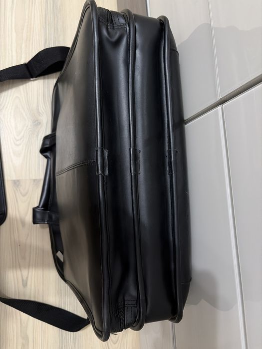 Geanta laptop HP, originala, piele naturala, 17”