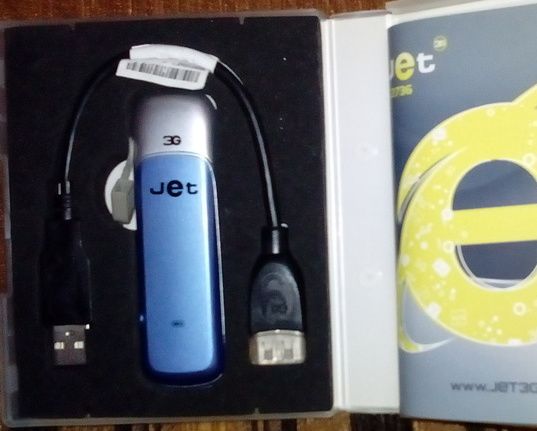 Новыe в упаковке модем JET скoростной с документами.