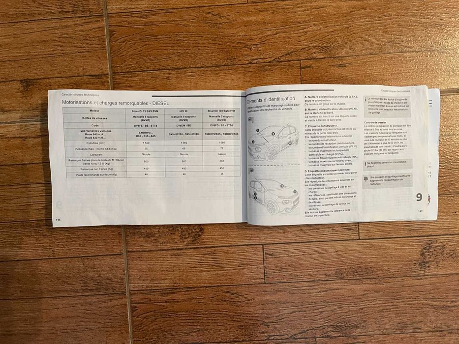 Сервизна книжка Ръководството  за Citroën C3 2016г до 2023г