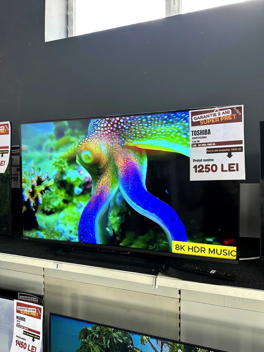 Televizor Smart Toshiba 50UF3F63DAZT, 126cm, 4K, GARANTIE 2 ANI