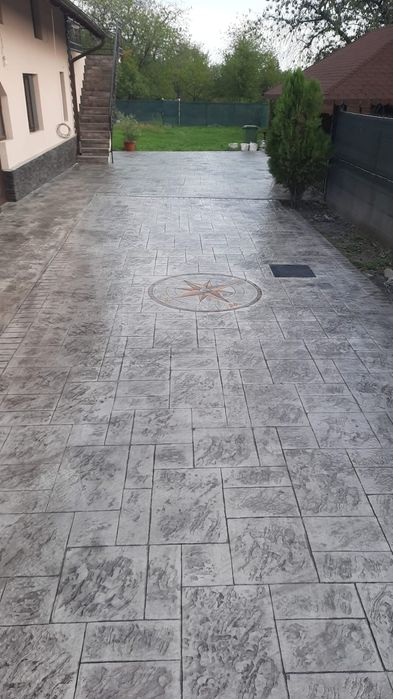 Beton amprentat elicopterizat pavaj pavele construcții tencuială gard