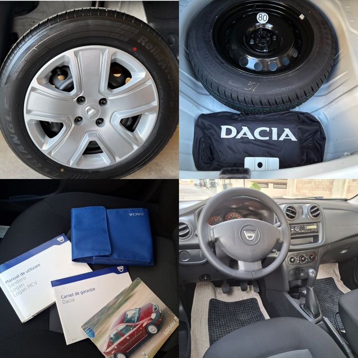 Dacia Logan, fabricație 11/2015, motor 1.2 benzină, Euro 6, 95.000 km reali (se oferă raport CarVertical pentru verificare
