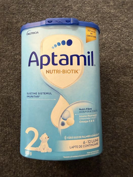 Lapte praf Aptamil 1+ si Aptamil 2