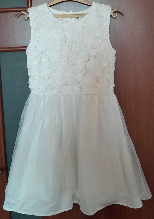 Детская белая платья