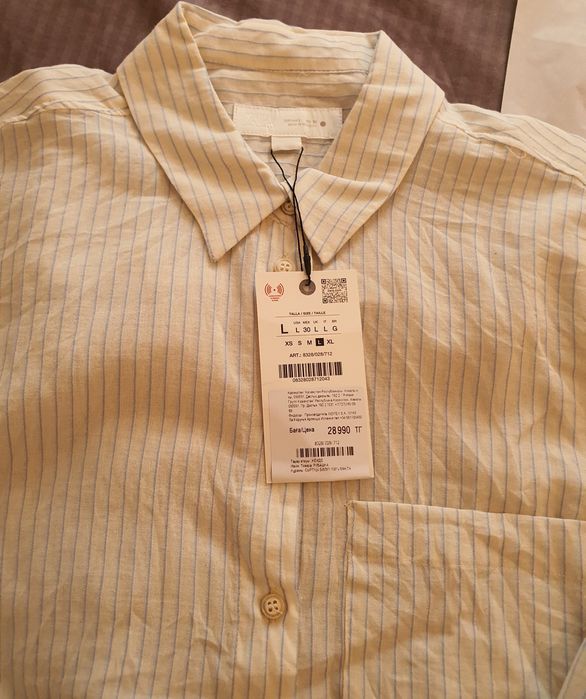 Zara рубашка новый