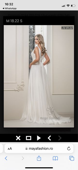 Rochie mireasa stil grecesc - Maya Fashion