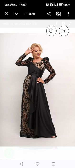 Vând rochie neagra