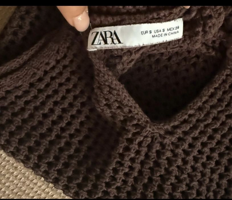 Вязаный топ Zara