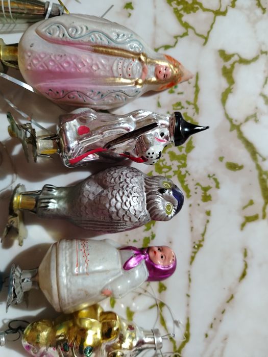 Продам винтажные  ёлочные игрушки