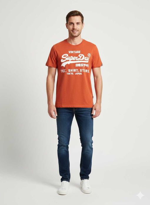 SuperDry Тениска/Мъжка L