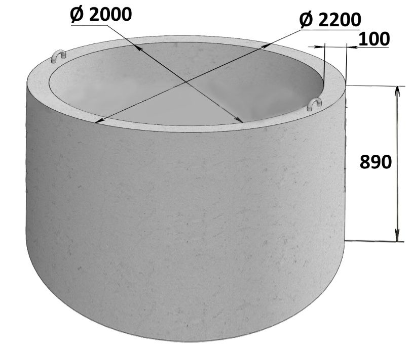 кольца железобетонные