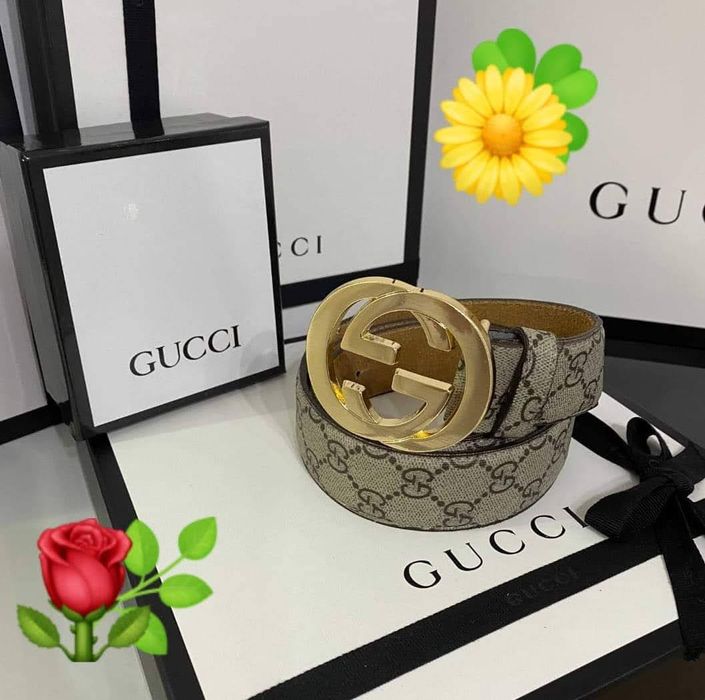 Curea piele Gucci, super model, cutie,saculet, etichetă