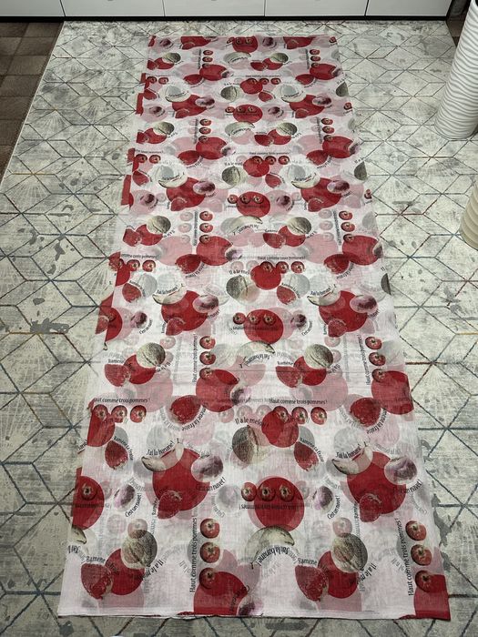 Тюль новая с рисунком на кухню