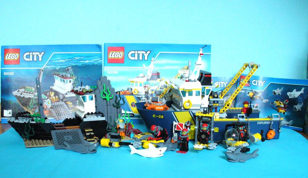 LEGO® City 60095 Дълбоководен изследователски кораб+60092+600991