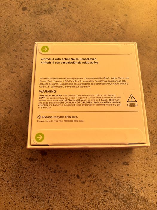 Airpods 4 ANC - чисто нови. Неразопаковани