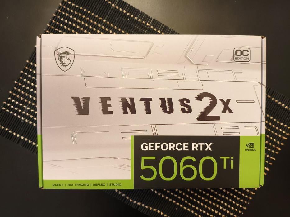 #GARANTIE# / Placa video / MSI RTX 5060 Ti VENTUS 2X OC WHITE PLUS / 8GB GDDR7 / 128-bit
