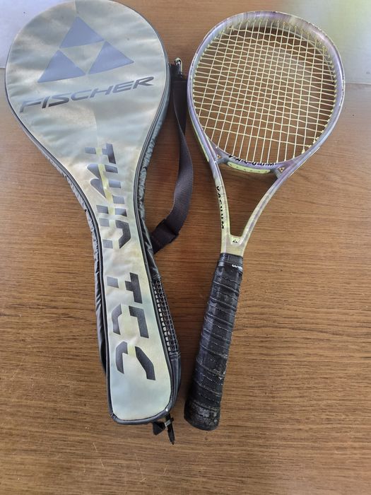 Pachet Rachete Tenis Vintage HEAD Polaris 660 + FISCHER Vacuum Twin Tec (Made in Austria)
