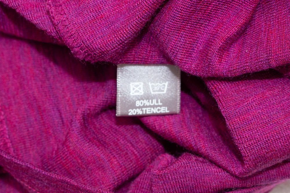 Sofa дамска мерино блуза лилава/сребро термо бельо мериносна вълна L