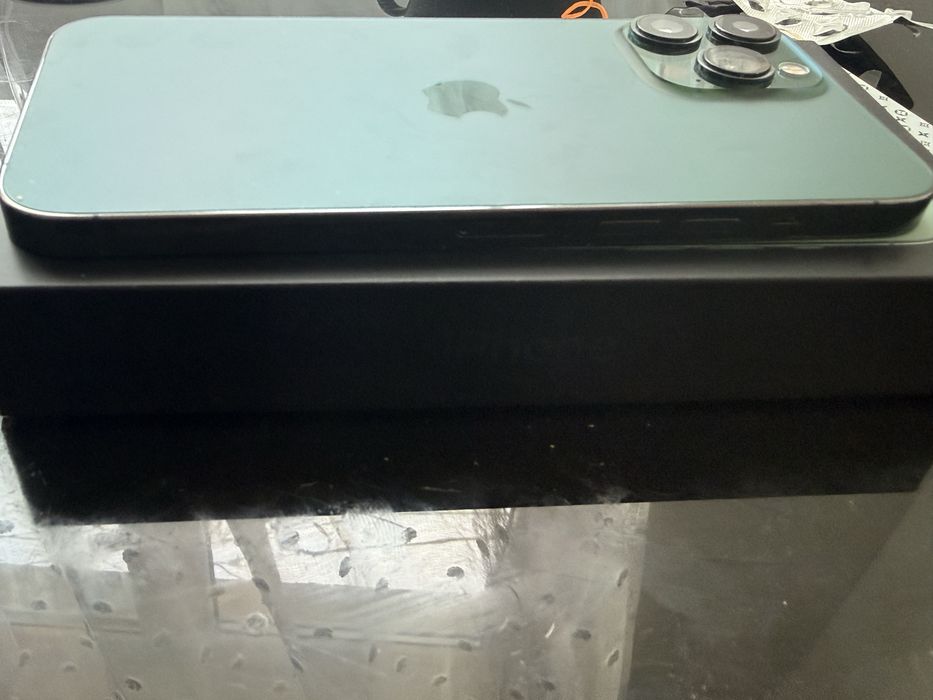 IPhone 13 Promax Green 256GB full box cutie+accesori +5 huse