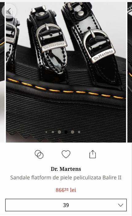 Vand sandale Dr. Martens