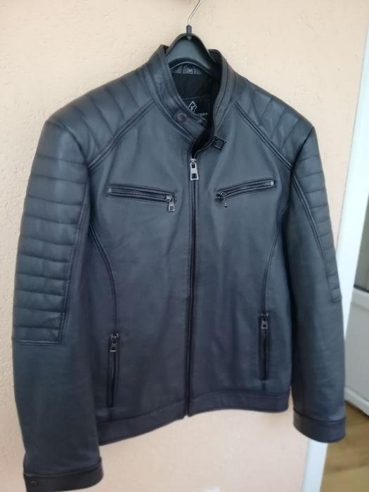 Geaca piele bărbați Natural Leather M