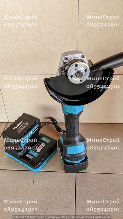Акумулаторен ъглошлайф MAKITA 24V с 2 батерии 6.0Ah МАКИТА ФЛЕКС