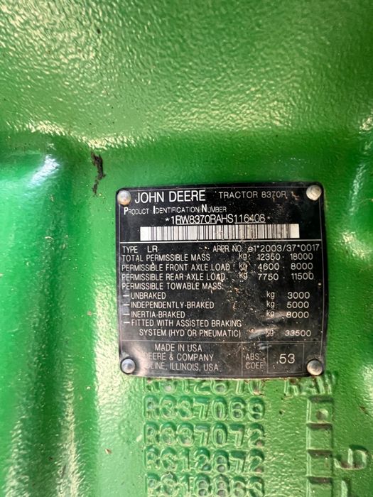 John Deere 8370R