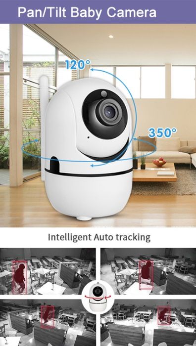 Camera de supraveghere copii IP WIFI Full HD 2MP + card microSD cadou