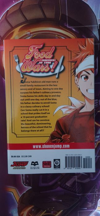 Manga - Naruto, Food Wars