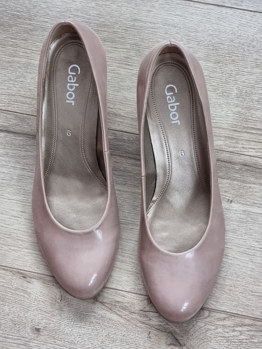 Pantofi cu toc din piele naturala, Gabor, mărimea 39