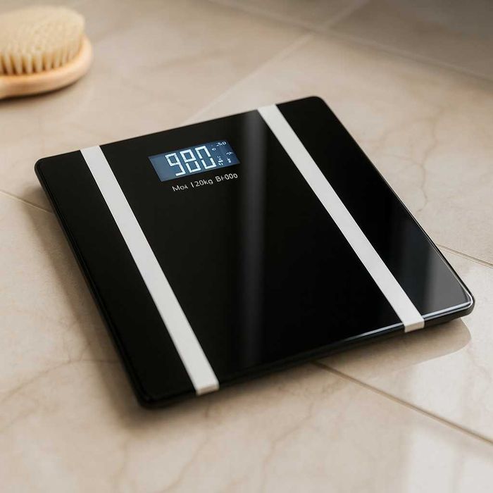 Дигитален кантар за тегло , с Bluetooth, LCD екран, до 180кг