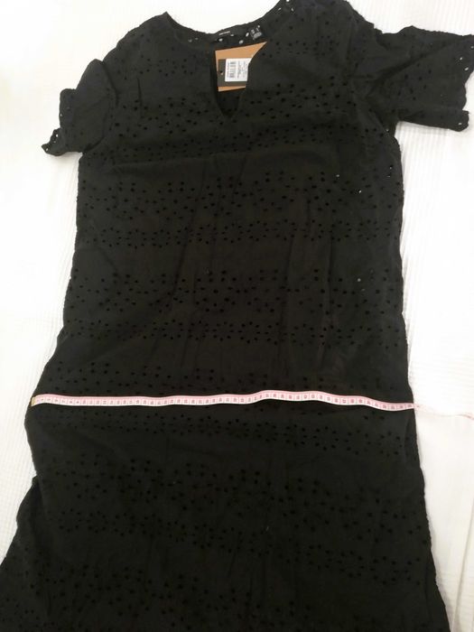 Rochie lungă Vero Moda, mărimea EU S, bumbac organic, nouă cu etichetă