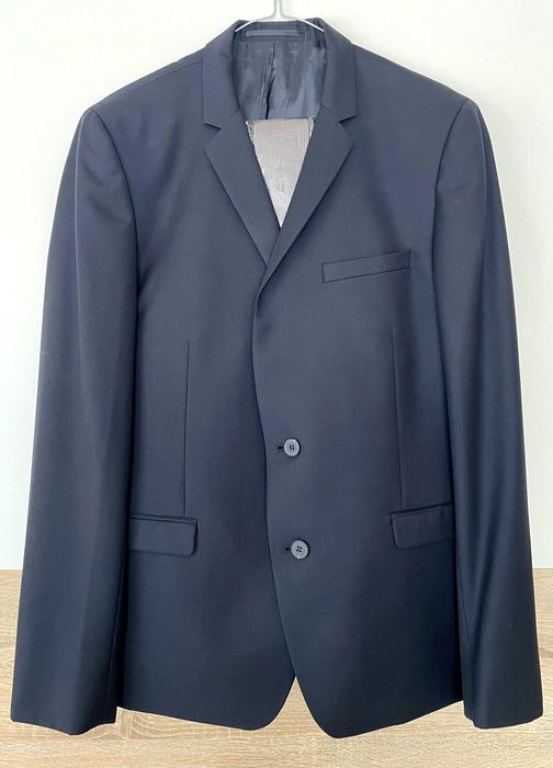 Официален мъжки вълнен костюм за сватба/абитуриент - размер 52R