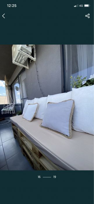 Saltele pentru mobilerul de gradina, perne sezut si spatar, saltele