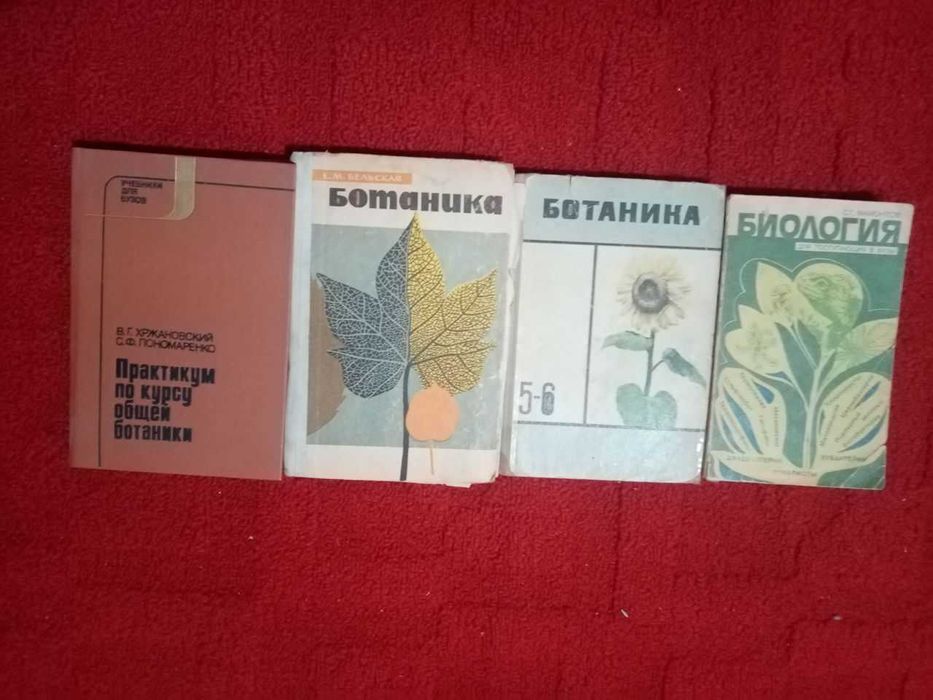 книги по математике, физике, химии, русскому и английскому языку