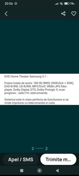 Home cinema Samsung