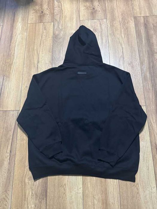 Essentials Black Scuba Hoodie