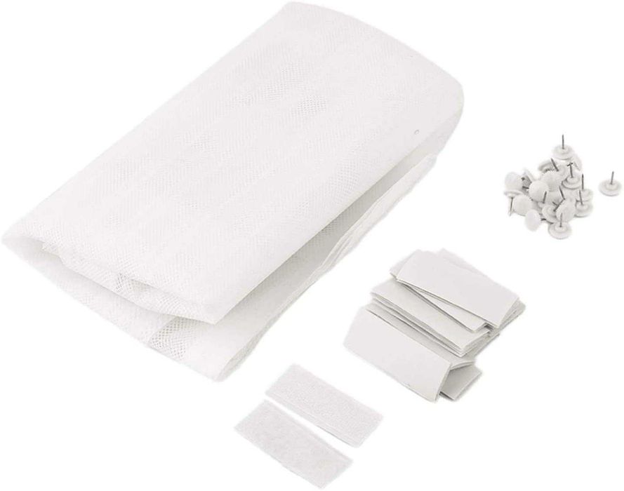 Perdea ALBA neagra plasa anti-insecte inchidere magnetica 120*210cm