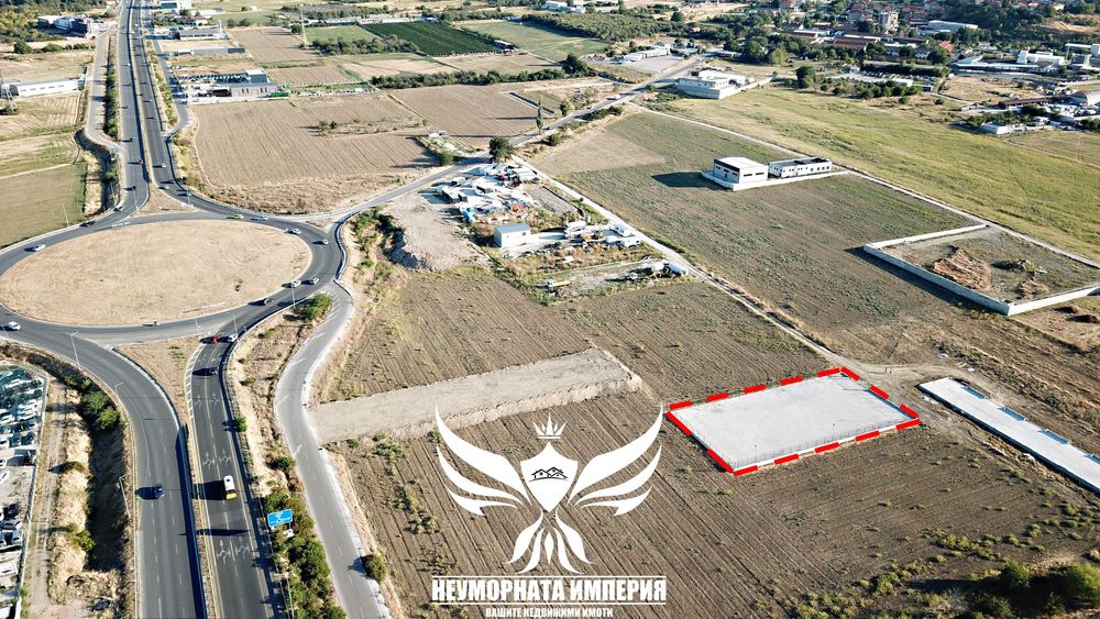 Под наем автокъща, земя, парцел, паркинг, автосалон склад 1545кв гр.Асеновград втора линия по чакълест път