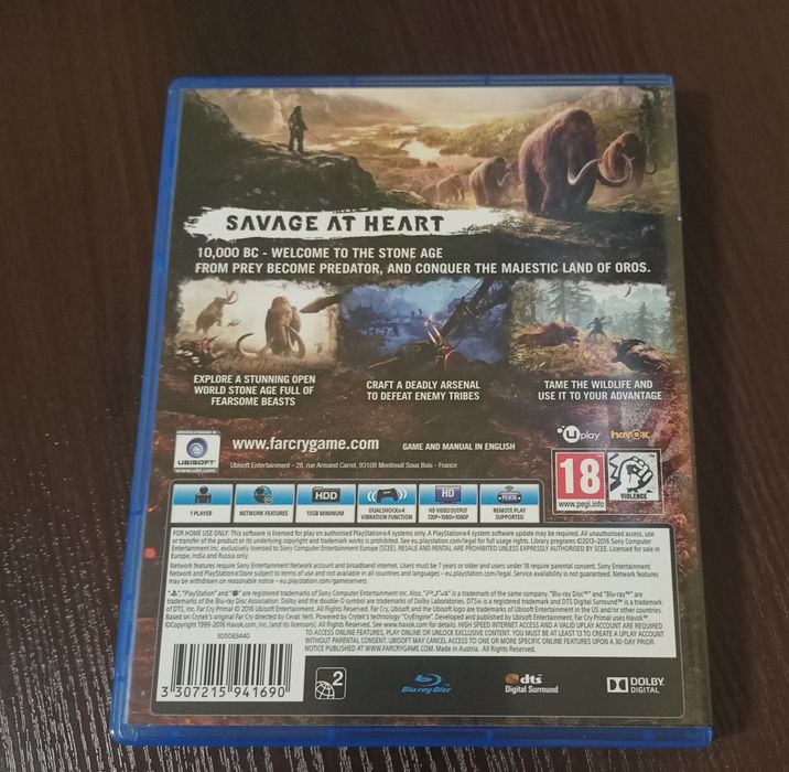 Farcry Primal ps 4 / 5